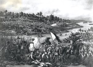 Bataille de Paceo (Manille), Philippines, 4-5 février 1899 - American School